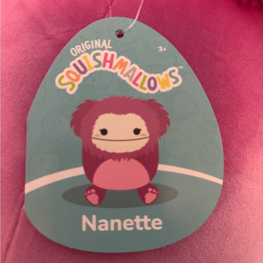 Squishmallows 16” Nanette Big Foot Plush Stuffed Animal - NWT - Picture 7 of 10